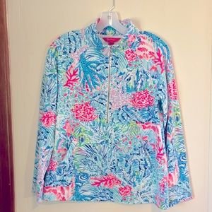 Lilly Pulitzer zip shirt